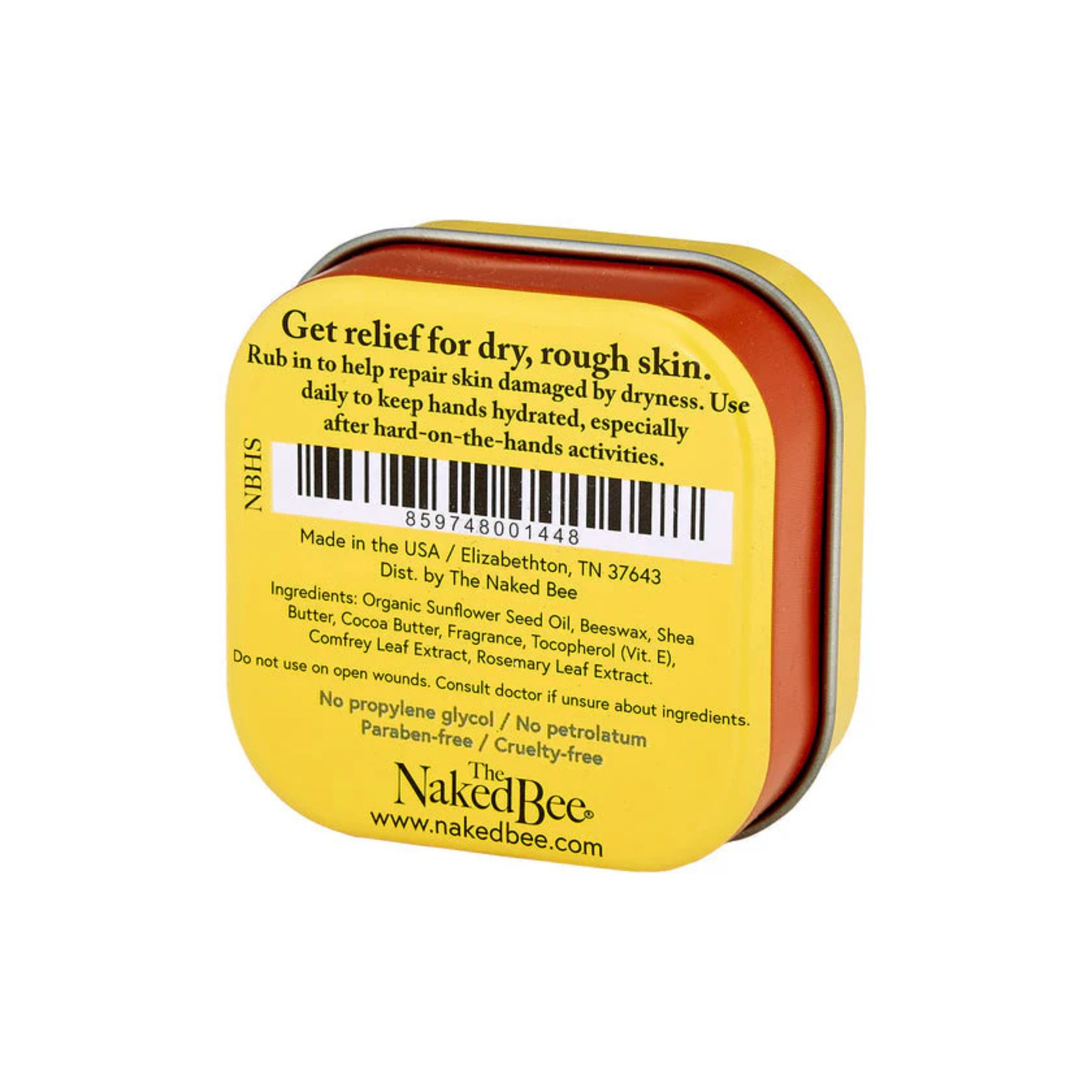 Naked Bee Hand & Cuticle Salve - Orange Blossom Honey