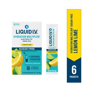 Liquid I.V. Electrolyte Drink Mix, Sugar Free, Lemon Lime