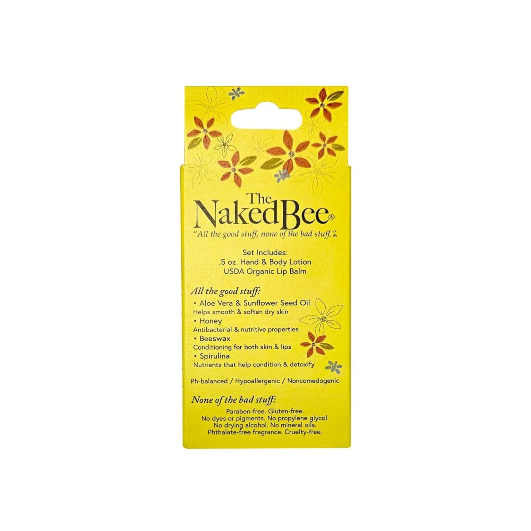 The Naked Bee Orange Blossom Honey Organic Lip Balm