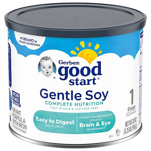 Gerber Good Start Infant Formula With Iron, Soy Based Powder, Stage 1 (0 To 12 Months)