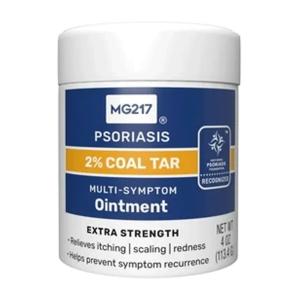 MG217 Psoriasis Treatment 2% Coal Tar Multi-Symptom Ointment, 4 Oz