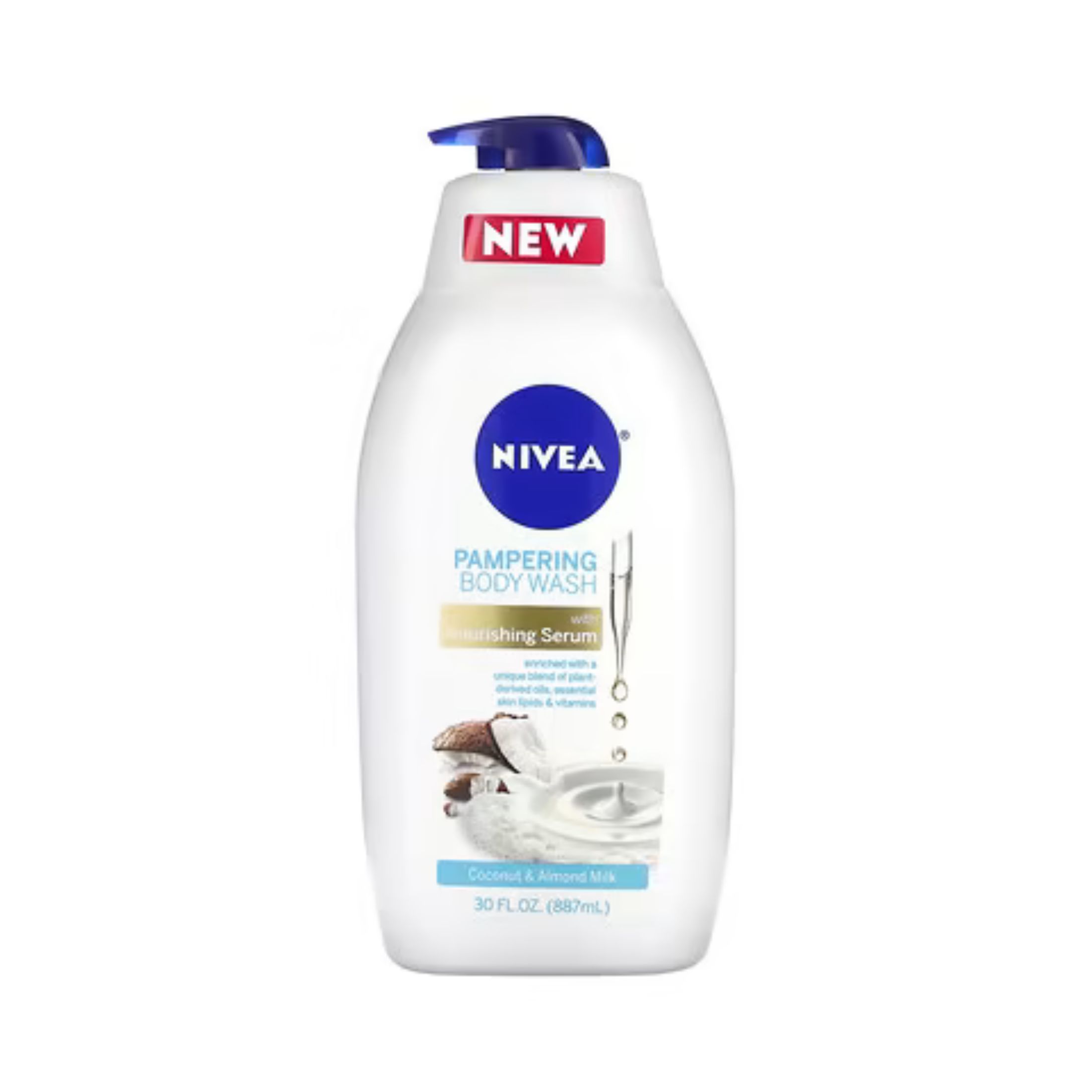 Nivea Coconut & Almond Milk Pampering Body Wash 20 Fl Oz