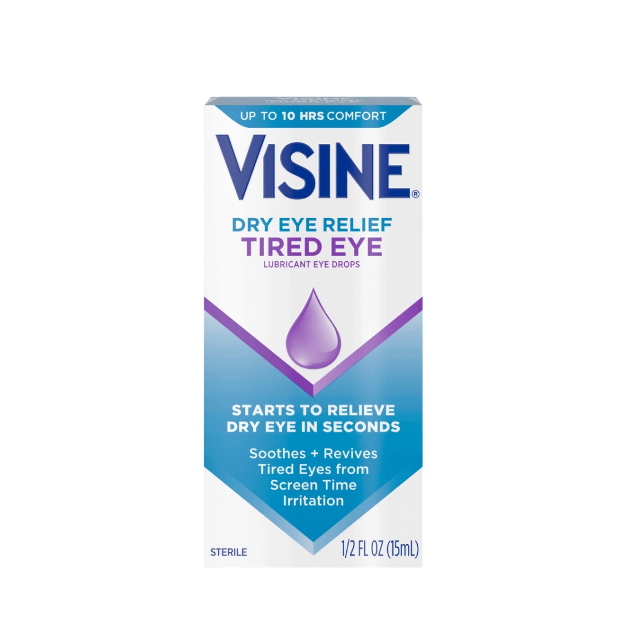 Visine Dryeye Relief Tired Eye Drops - 0.50 Fl Oz