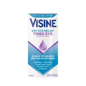 Visine Dryeye Relief Tired Eye Drops - 0.50 Fl Oz