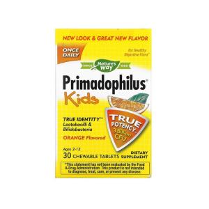 Nature's Way Primadophilus Kids Orange Chewable Tablets