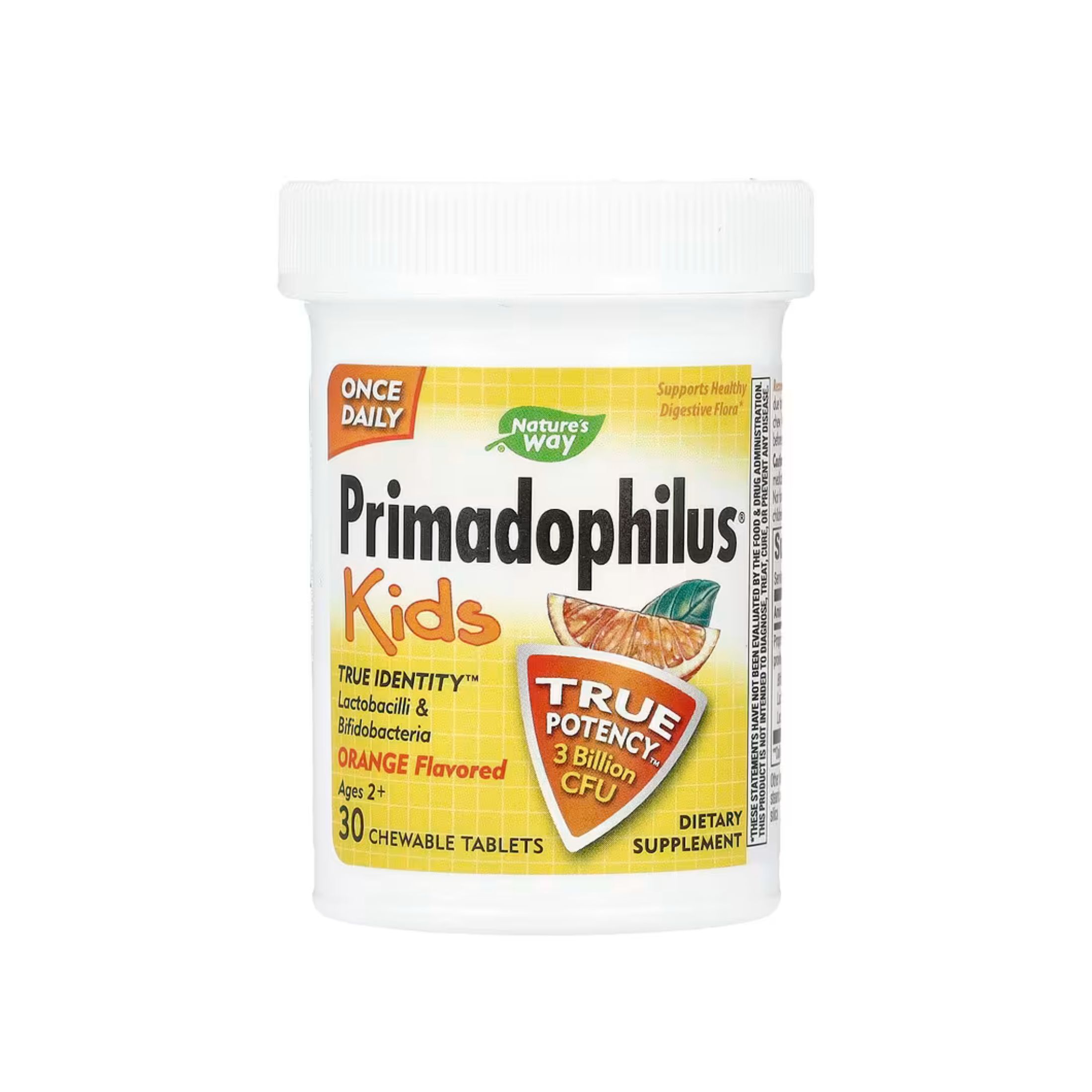 Nature's Way Primadophilus Kids Orange Chewable Tablets