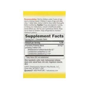Nature's Way Primadophilus Kids Orange Chewable Tablets