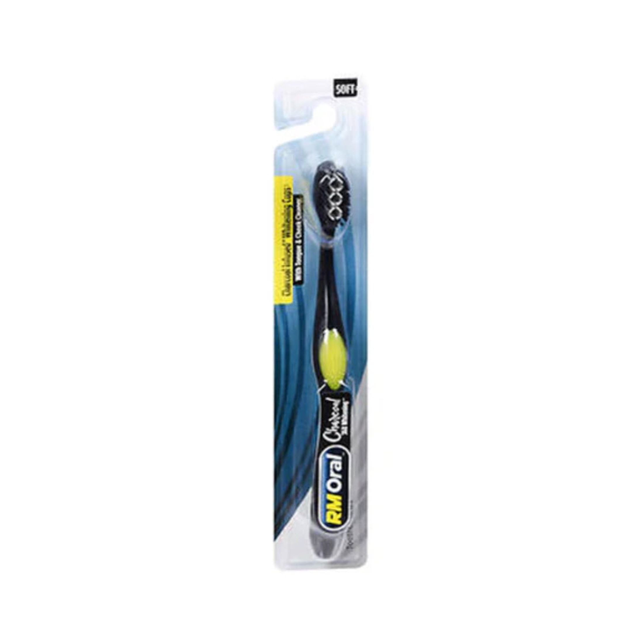 RM Oral Charcoal 360 Whitening Toothbrush, Medium
