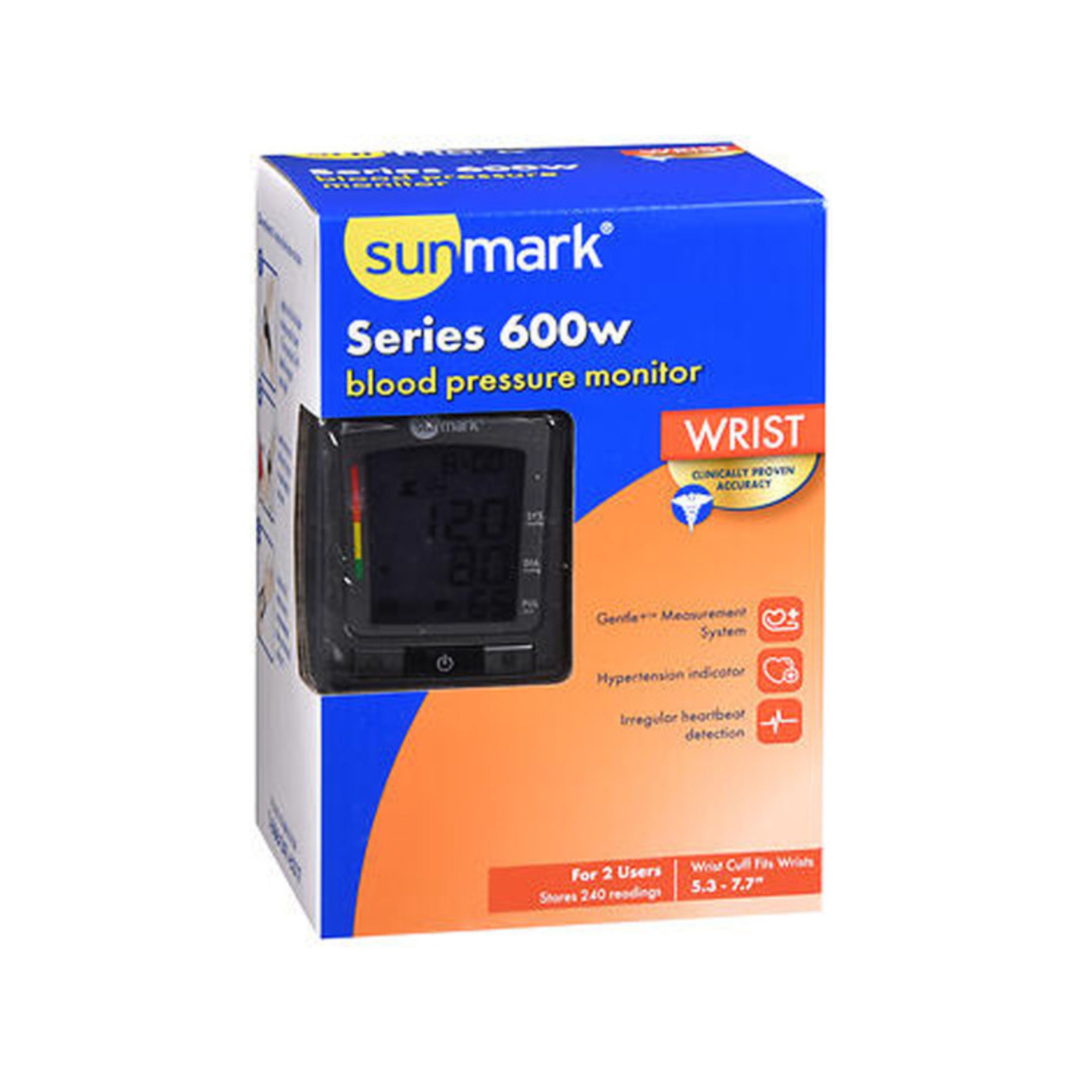 Sunmark Series 600w Wrist Blood Pressure Monitor - Each