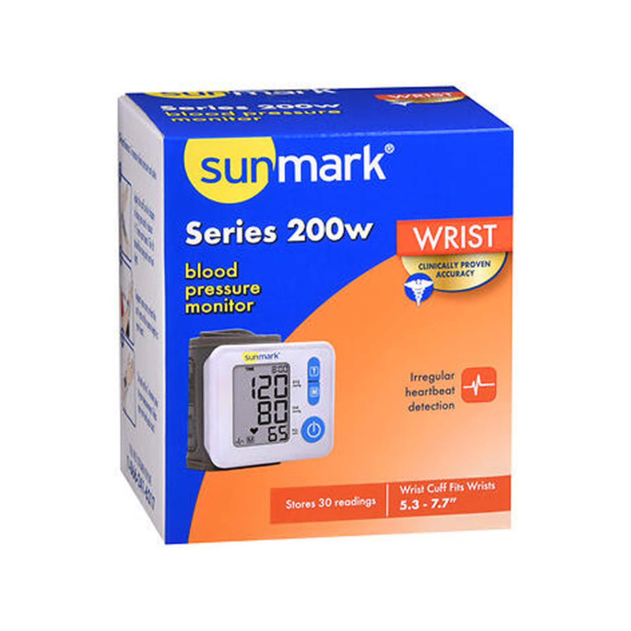 Sunmark Blood Pressure Monitor Series 200w Wrist - Each