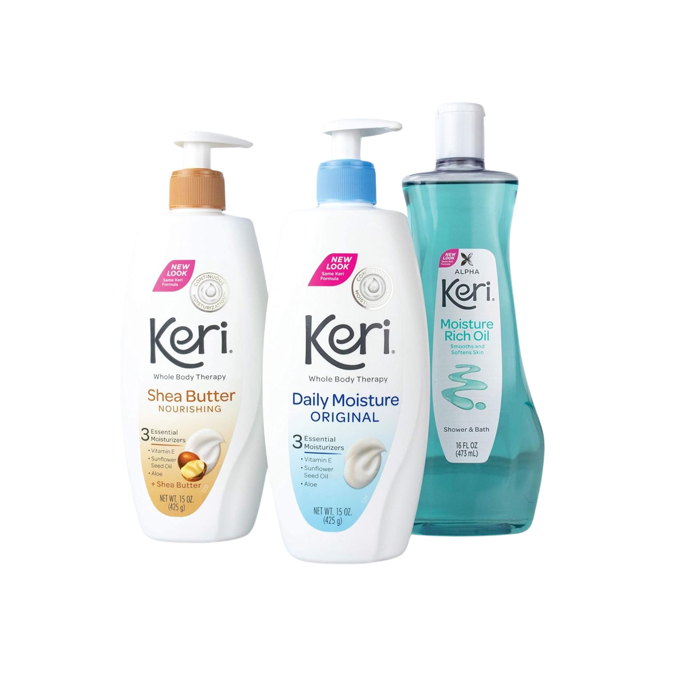 Keri Daily Dry Skin Therapy Moisture Original Body Lotion, 20 Oz