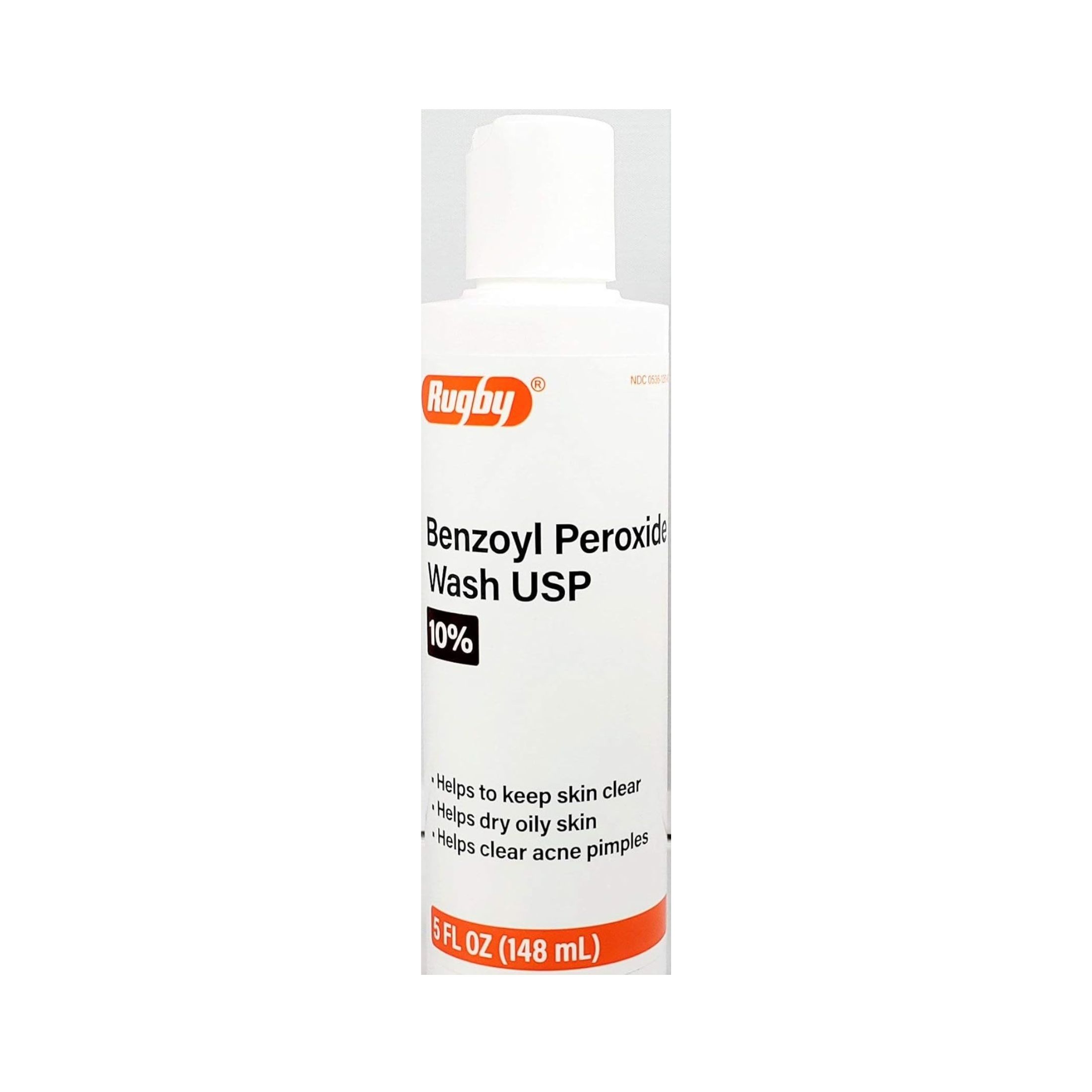 Rugby Benzoyl Peroxide 5% Acne WASH 5oz PHARMACY GRADE