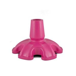 Essential Medical Supply Super Big Foot Standing Cane Tip In Pink