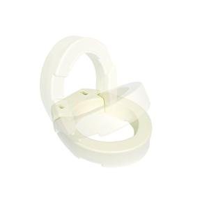 Essential Medical Supply Hinged Toilet Seat Riser For Elongated Toilets