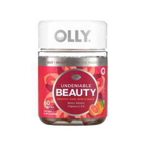 Olly Undeniable Beauty Gummy For Hair, Skin, Nails, Grapefruit