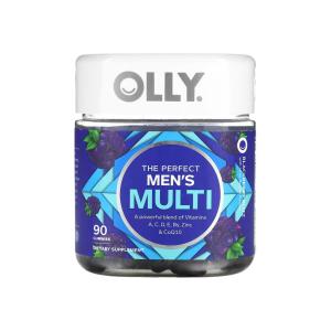 Olly The Perfect Men's Multivitamin 90CT, Blackberry Blitz