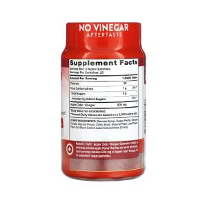 Nature's Truth Apple Cider Vinegar, Natural Apple, 200 Mg, 75 Vegan Gummies