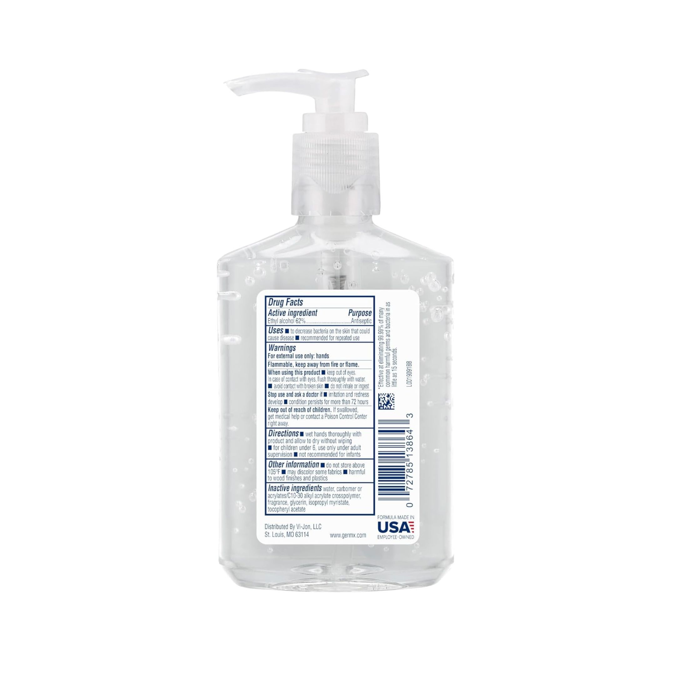 Germ X Moisturizing Original Hand Sanitizer 8 Oz