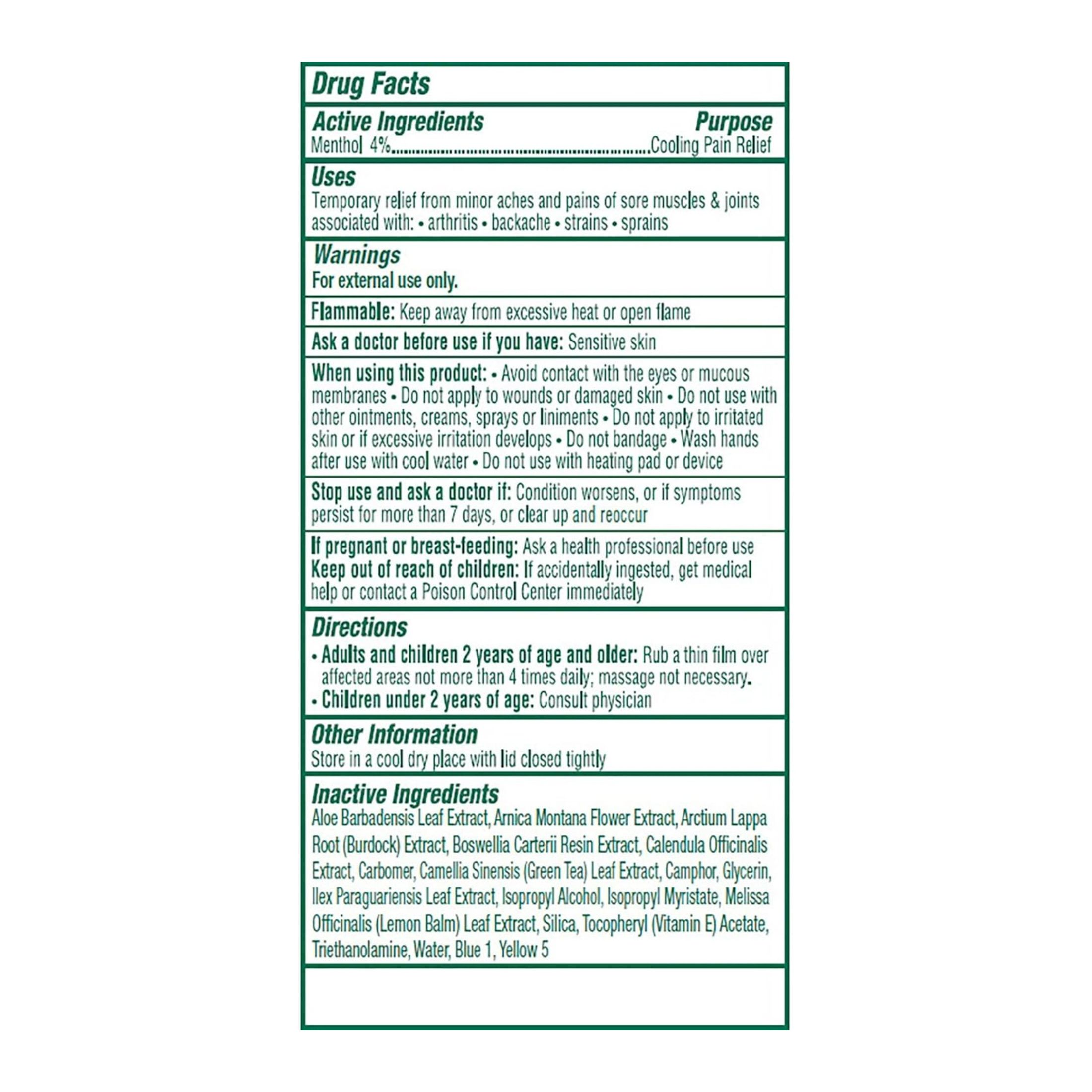 Biofreeze Cold Therapy Pain Relief Gel