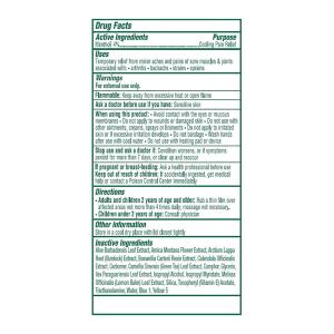 Biofreeze Cold Therapy Pain Relief Gel