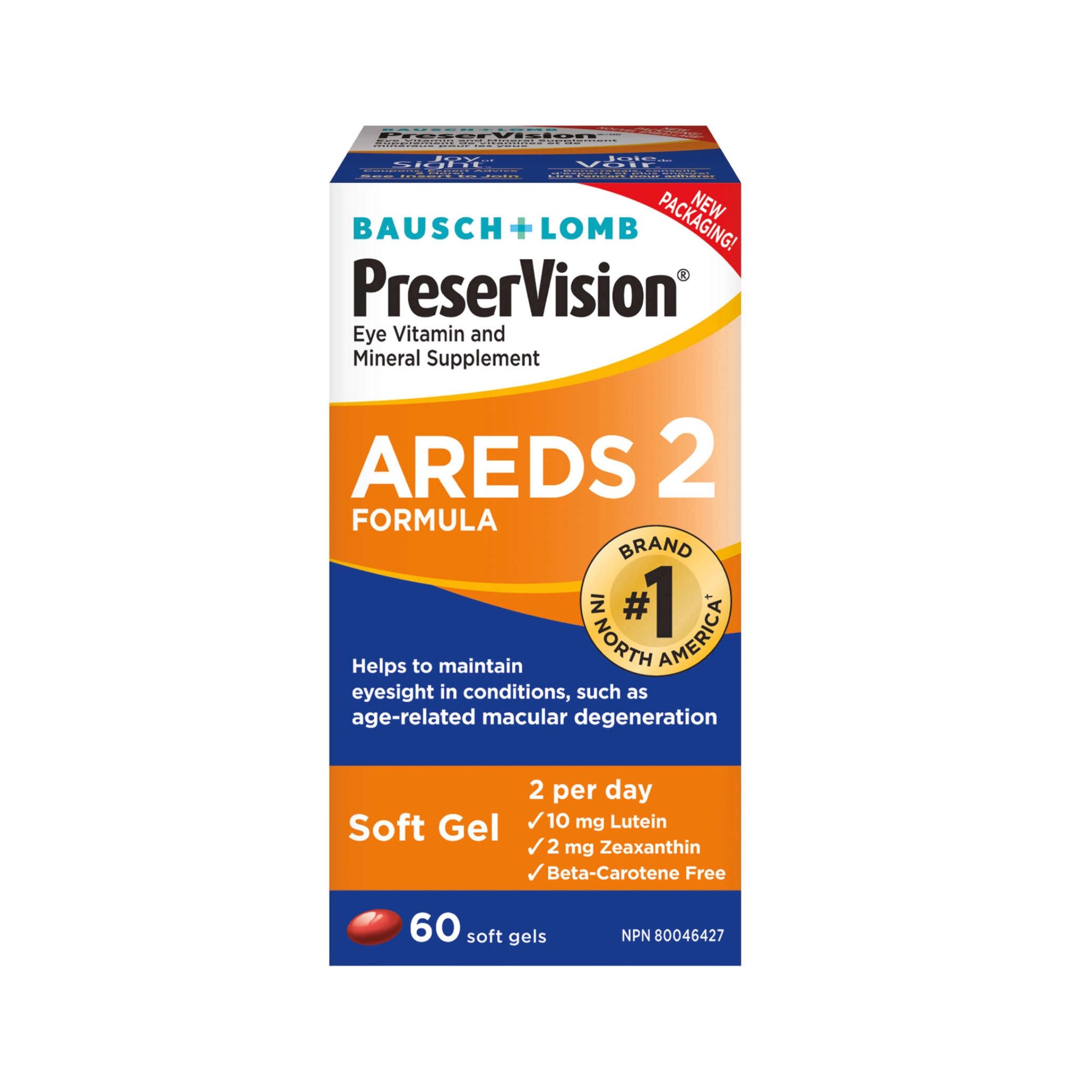 PreserVision Eye Vitamin & Mineral Supplement, Areds 2, Mini Soft Gels