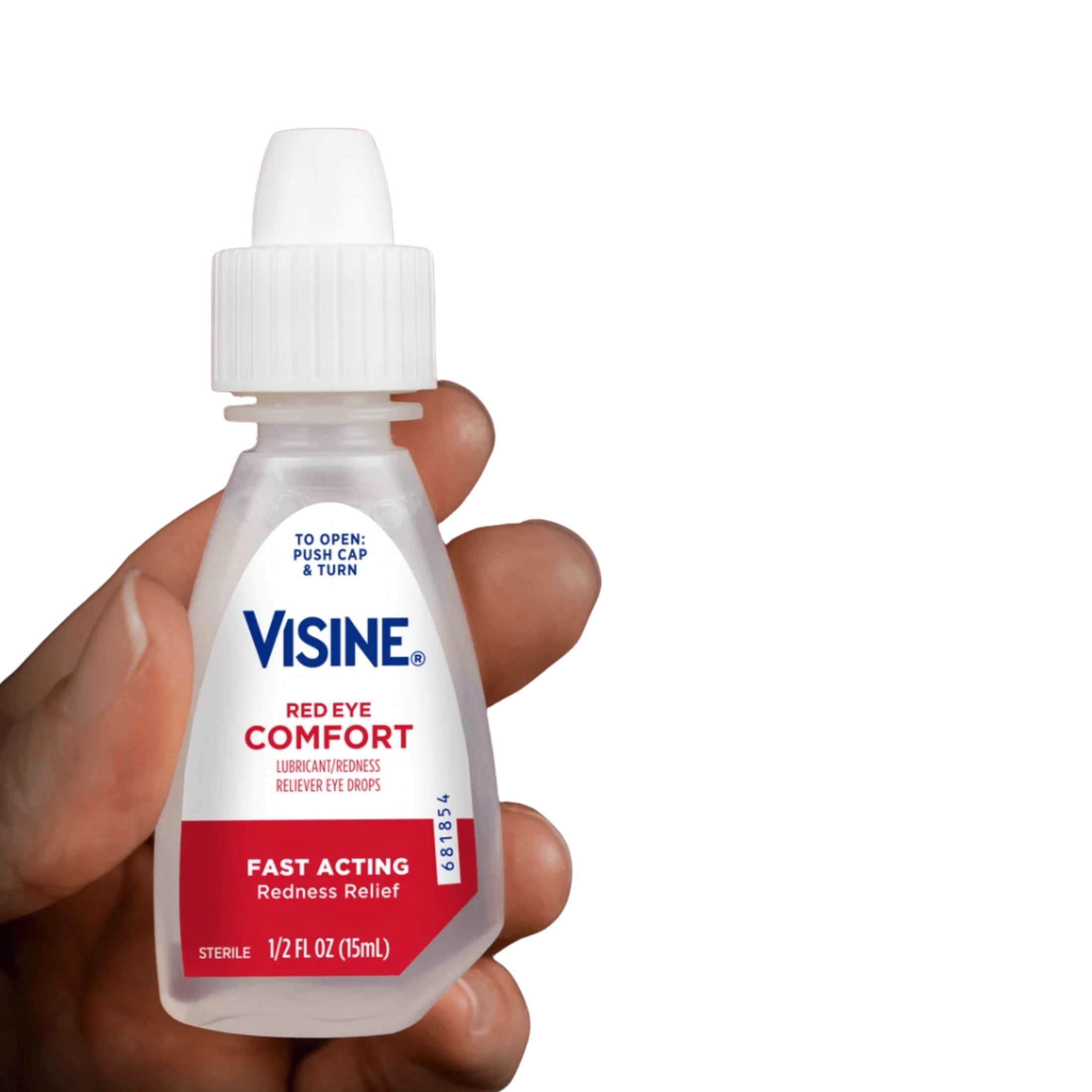 Visine Red Eye Comfort Fast Acting Redness Relief Drops, 0.5 Fluid Ounce -- 36 Per Case