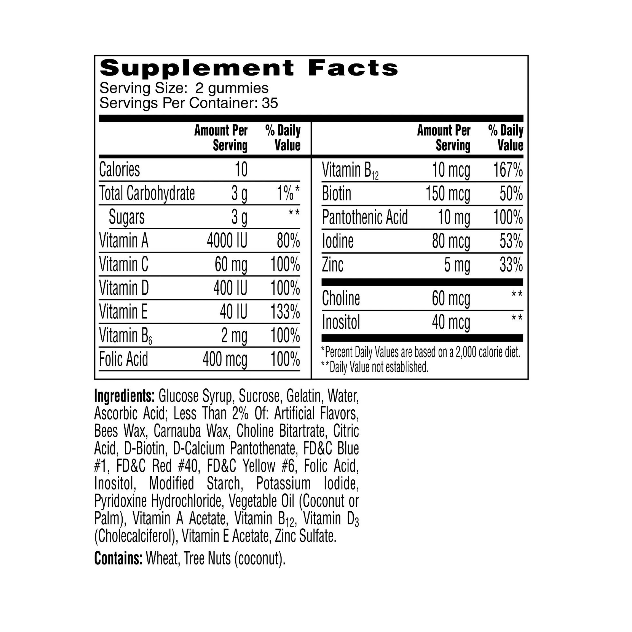 One A Day VitaCraves Adult Multivitamin Gummies Fruit