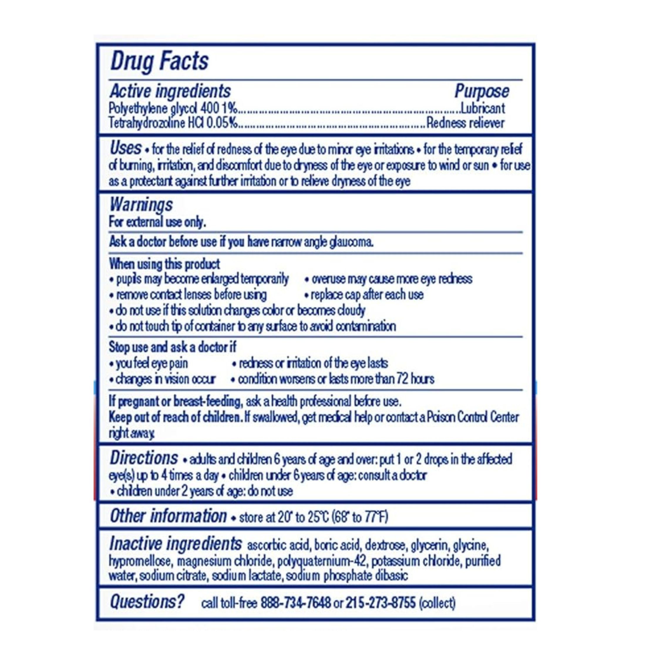 Visine Red Eye Hydrat Comfort Drop 0.5 Oz