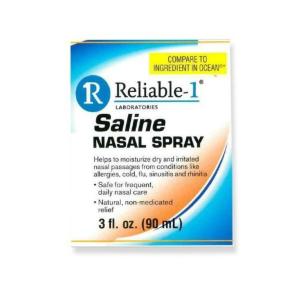 Reliable 1 Laboratories Saline Nasal Spray 3oz
