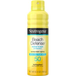Neutrogena Beach Defense Water + Sun Protection Sunscreen Spray Broad Spectrum SPF 50