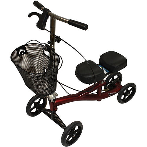 Roscoe Medical Basic Steel Knee Scooter Ros-Ksbg Burgundy