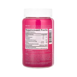 Pink Vitamins Biotin Beautiful Gummies - Natural Fruit - 60ct