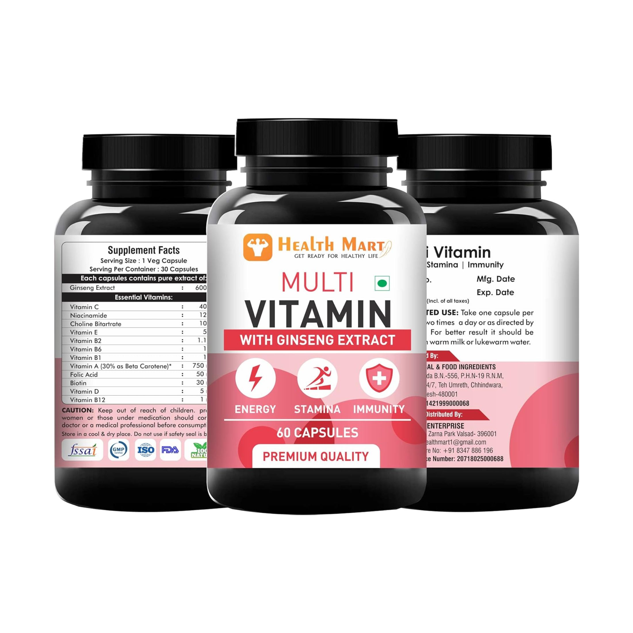 Health Mart Century 50+ Multivitamin Gluten Free Tablets 125mg
