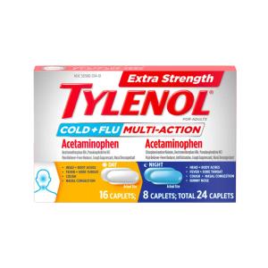 Tylenol Extra Strength Cold & Flu Multi Action 24 Caplets