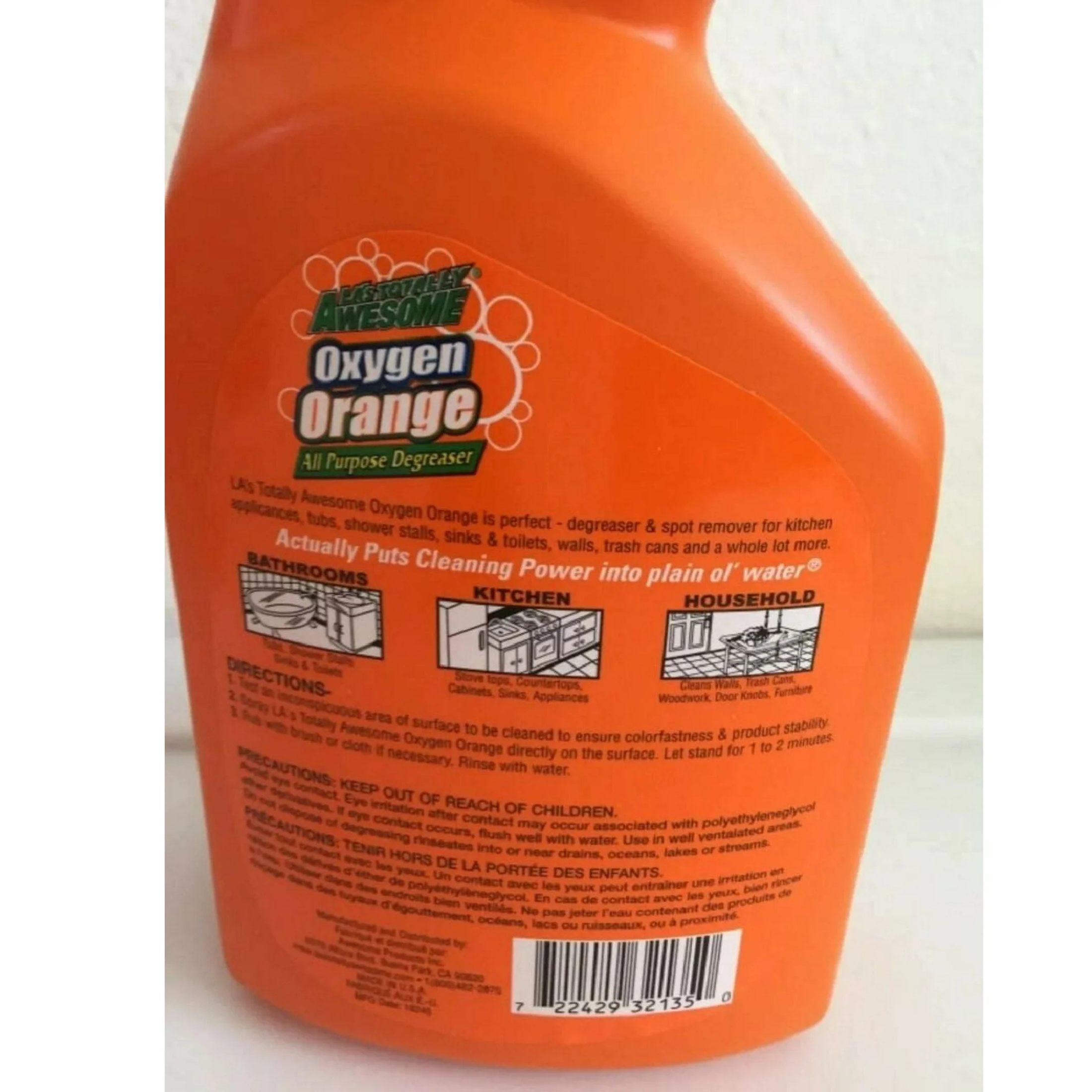 Awesome 32 Oz Orange Oxygen All Purpose Cleaner Spray