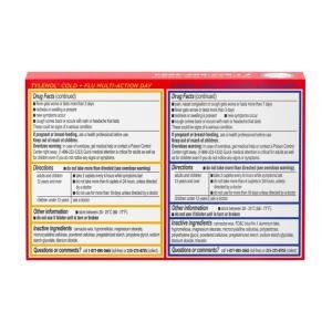 Tylenol Extra Strength Cold & Flu Multi Action 24 Caplets