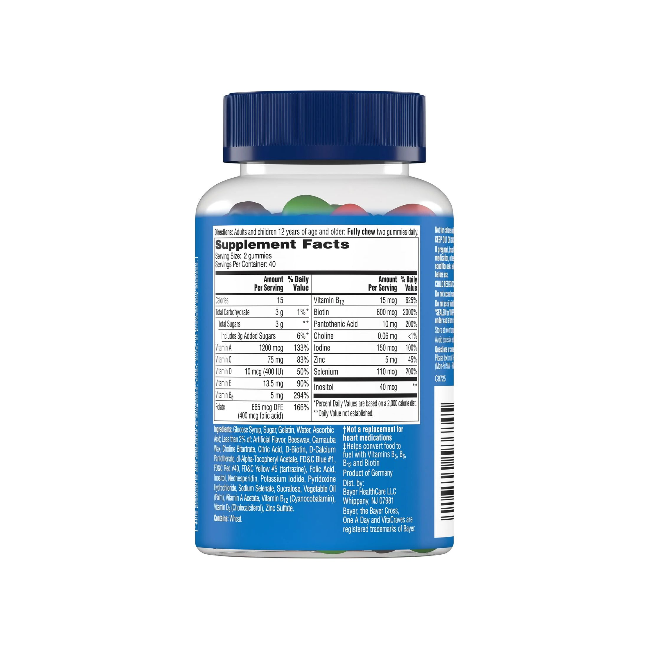 One A Day Multivitamin/Multimineral Supplement, Men's, Gummies