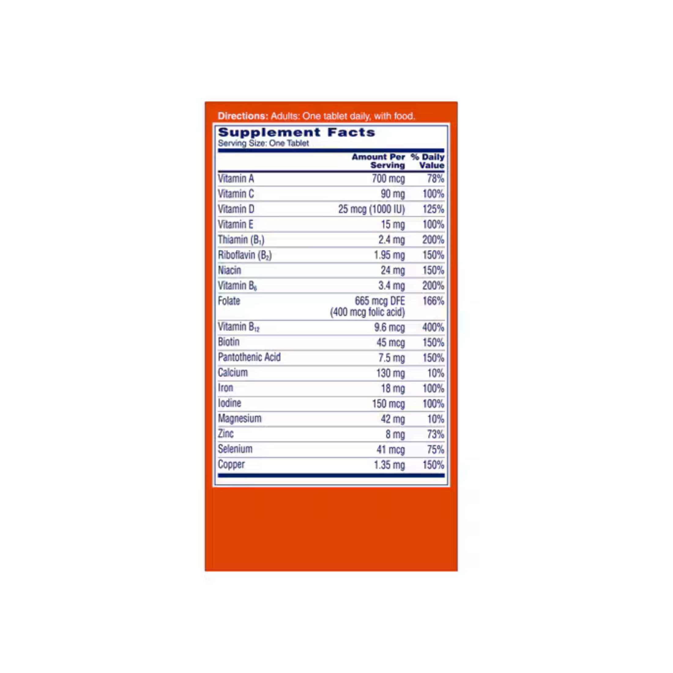 One A Day Women's Complete Multivitamin 100 Tablets