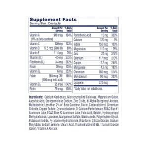 One A Day Men’s 50+ Complete Multivitamin Tablets