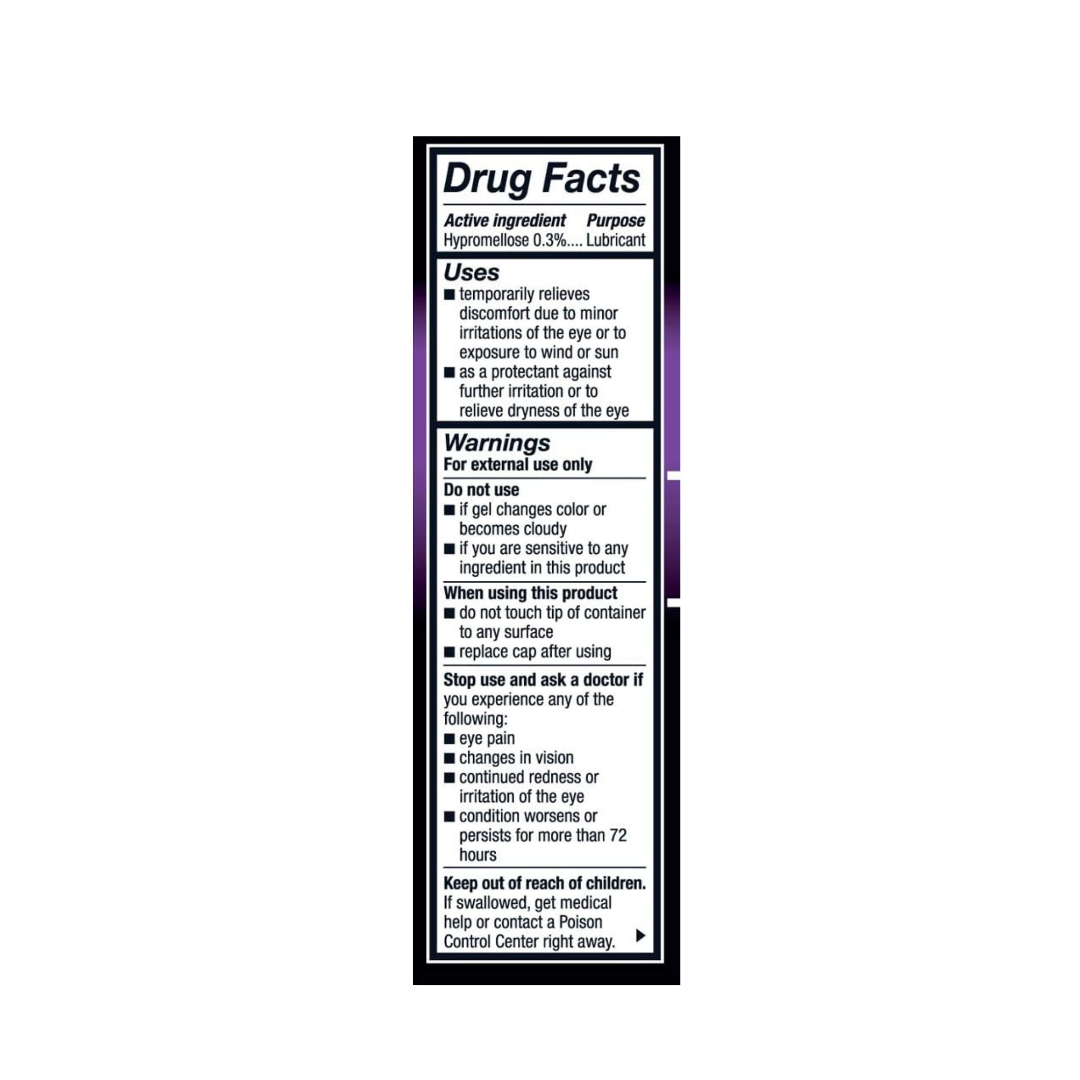 Genteal Tears Severe Lubricant Eye Gel Relief - 0.34 Oz