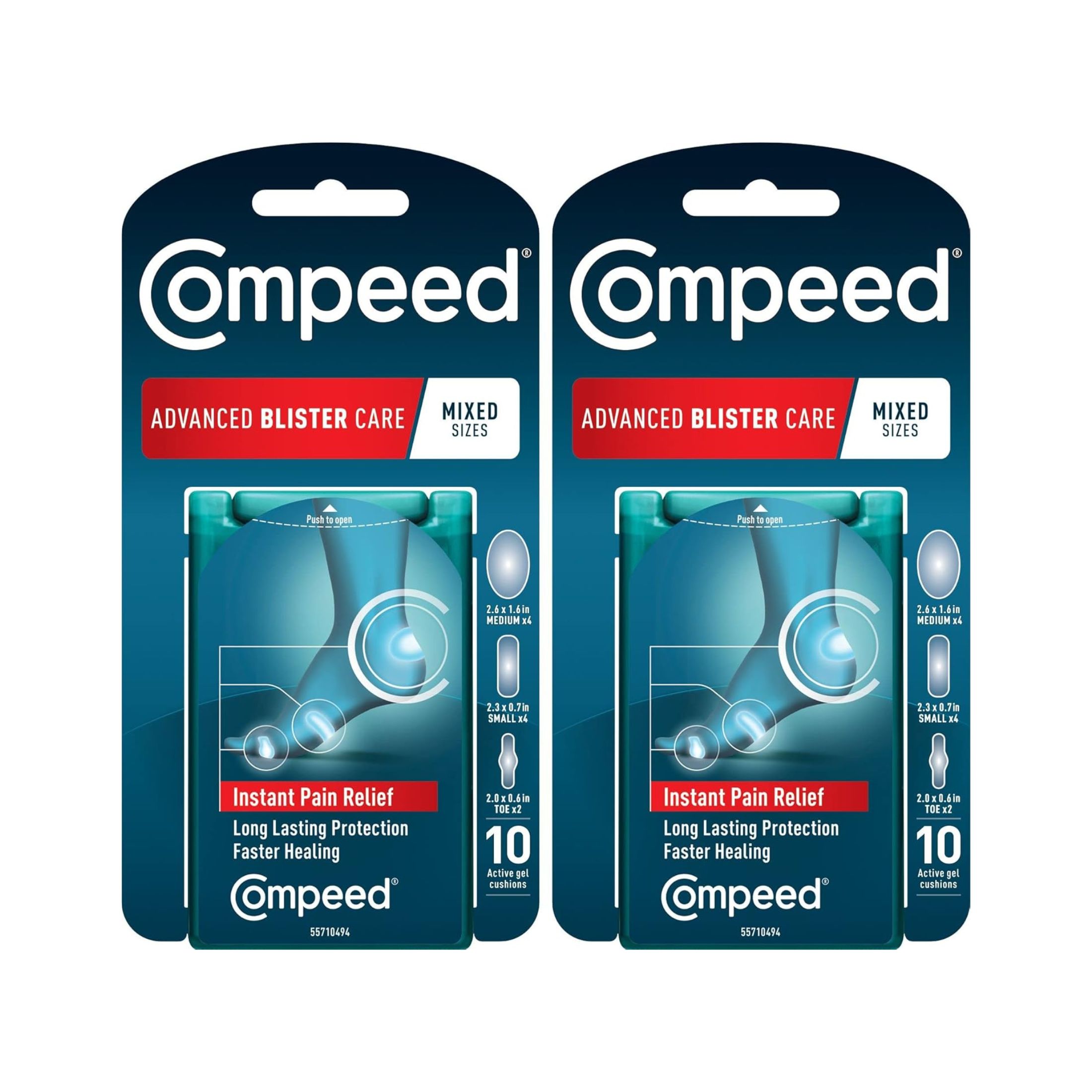 Compeed Advanced Blister Care Gel Cushions Mixed Sizes
