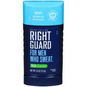 Right Guard Antiperspirant Deodorant, Sport, Fresh 2.6 Oz