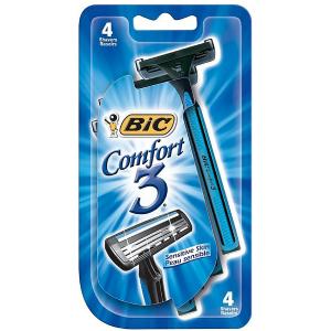 BiC Comfort 3 Disposable Razors, 3 Blades