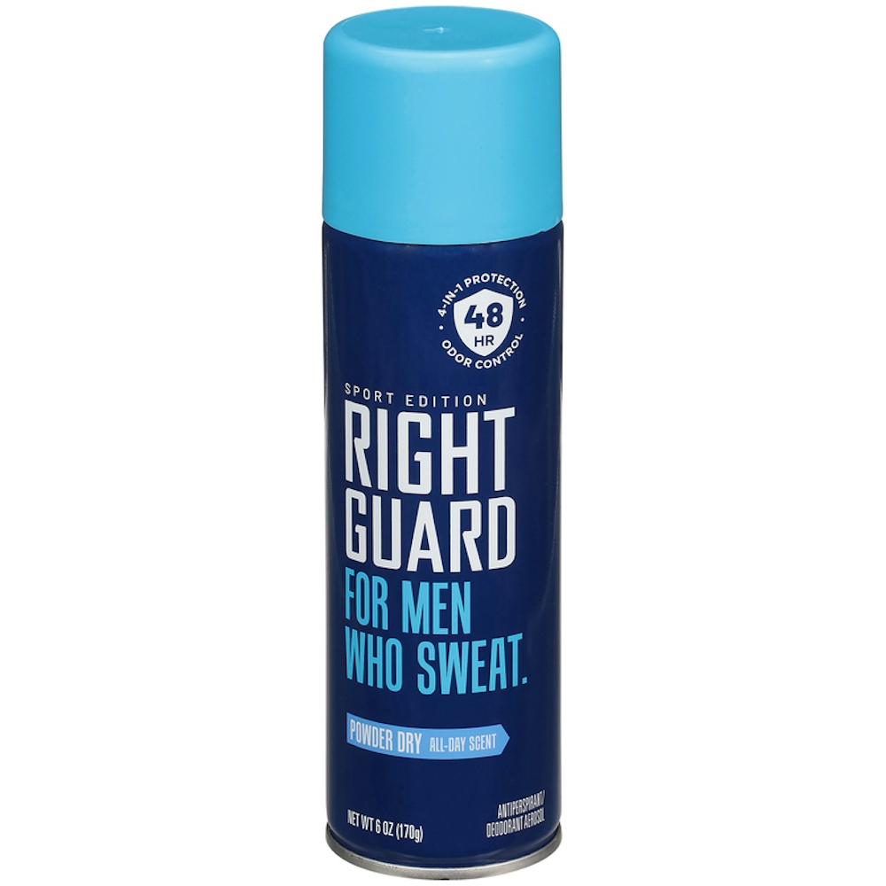 Right Guard Sport Deodorant Aerosol Spray - Powder Dry, 6 Oz