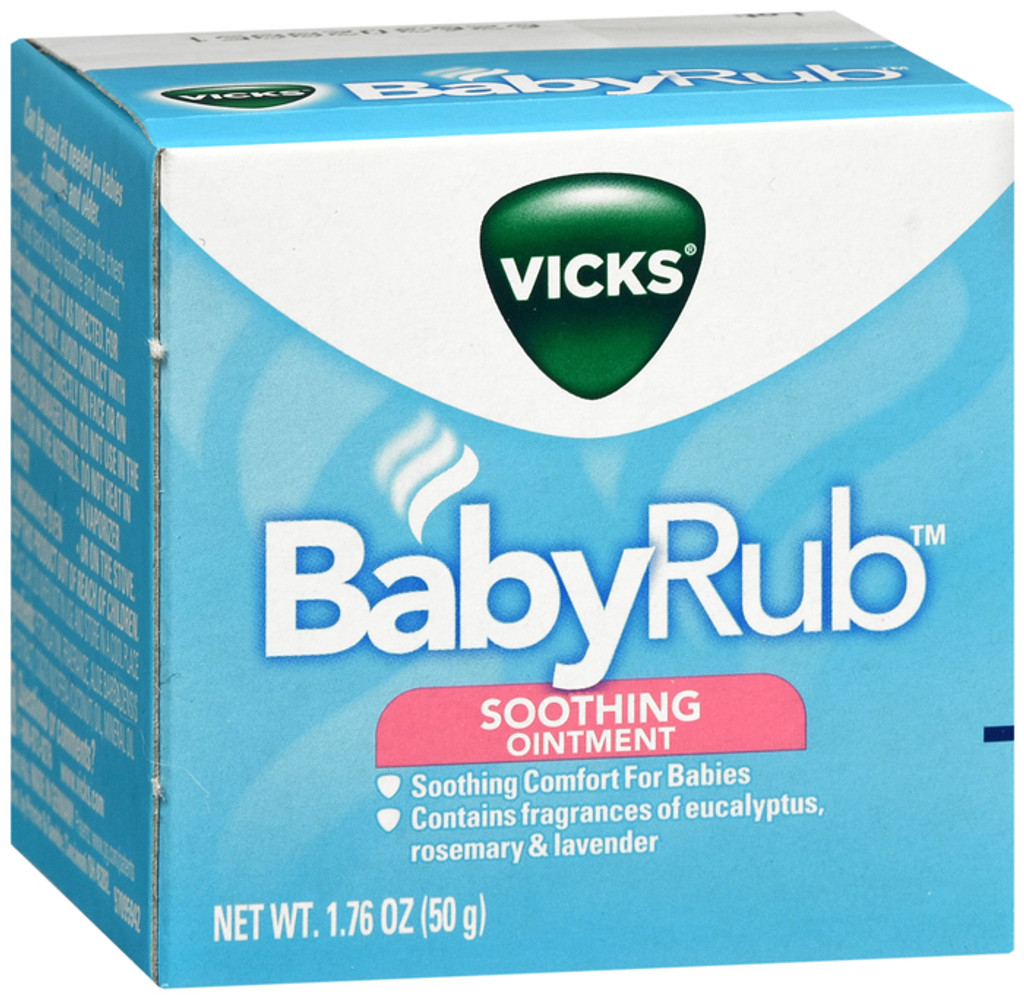 Vicks Baby Rub Soothing Ointment 1.76 Oz