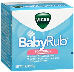 Vicks Baby Rub Soothing Ointment 1.76 Oz
