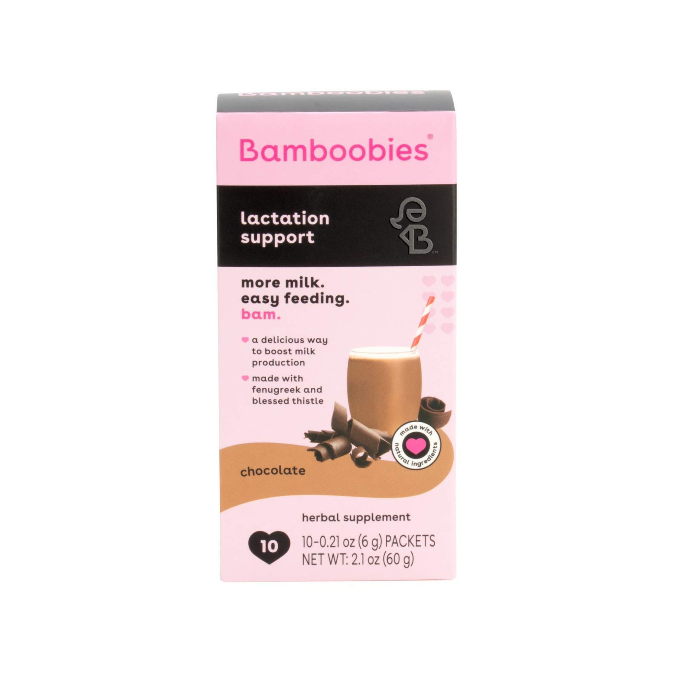 Bamboobies Lactation Support Dietary Supplements Drink Mix