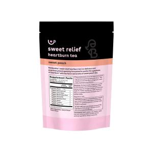 Bamboobies Pregnancy Tea For Nursing Support - 10 Tea Bags - Sweet Peach - Soothes Heartburn - Organic, Non GMO, Caffeine Free, And Sugar Free - Breastfeeding Supplement - Herbal Tea