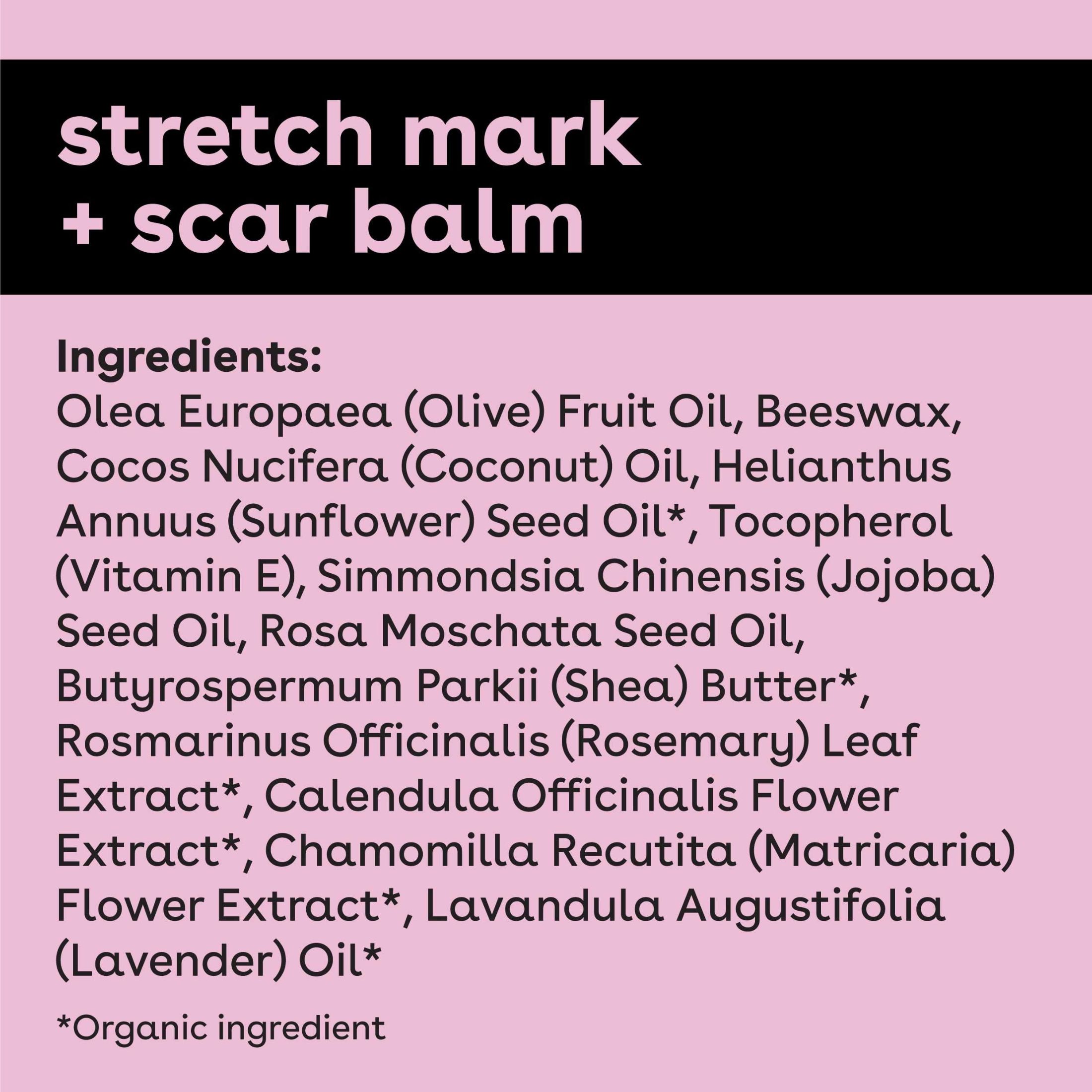 Bamboobies Stretch Mark + Scar Balm Cream - 2oz