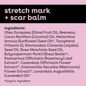 Bamboobies Stretch Mark + Scar Balm Cream - 2oz